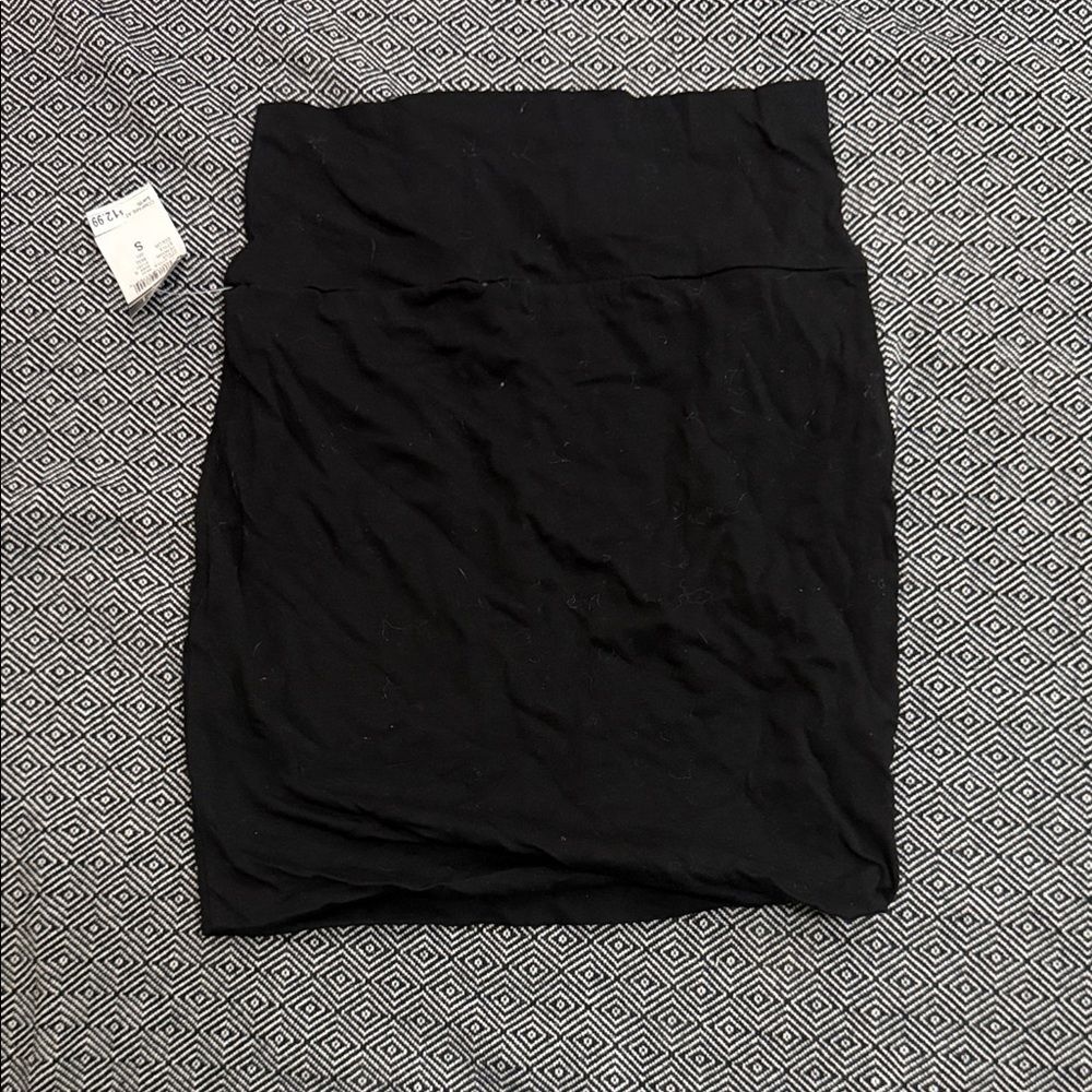 Active Basic Black Mini Skirt